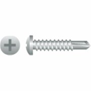 STRONG-POINT 10-16 x 0.75 in. 410 Stainless Steel Phillips Pan Head Screws Passivated and Waxed, 6PK 4P106